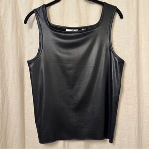 Collusion Pleather Tank Top